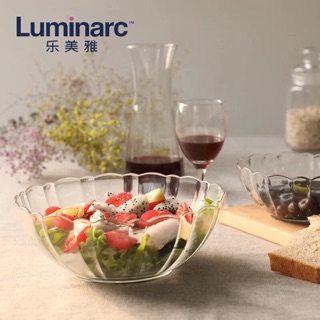 ₪希醬居家雜貨舖₪【樂美雅Luminarc】10-23cm強化蓮花碗 調理碗 玻璃碗 沙拉碗 料理節目專用碗