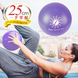 現貨--25cm紫色----Fun Sport yoga 小卡蘿 瑜珈極球(吸管式-6顆)骨盤球 chi ball