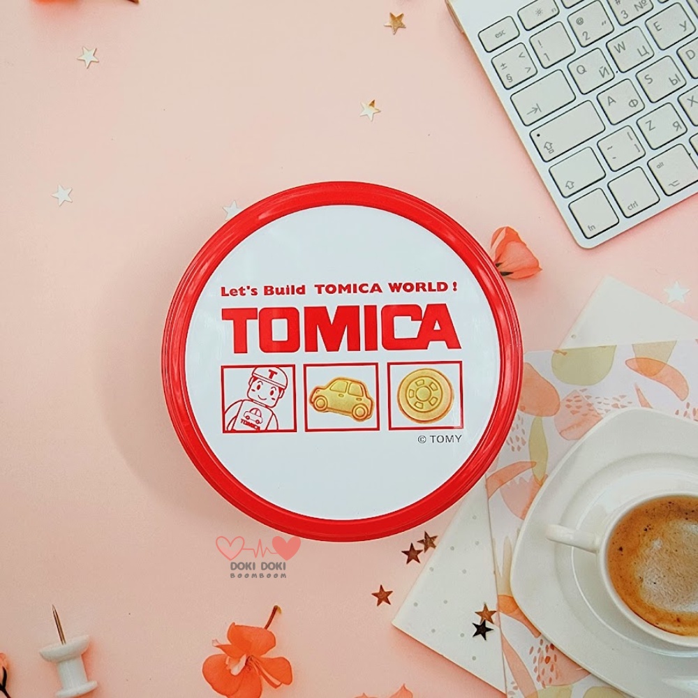 【心小跳】現貨 TOMICA 造型餅乾(巧克力風味) 多美小汽車 餅乾 禮盒 獨立包裝 零食
