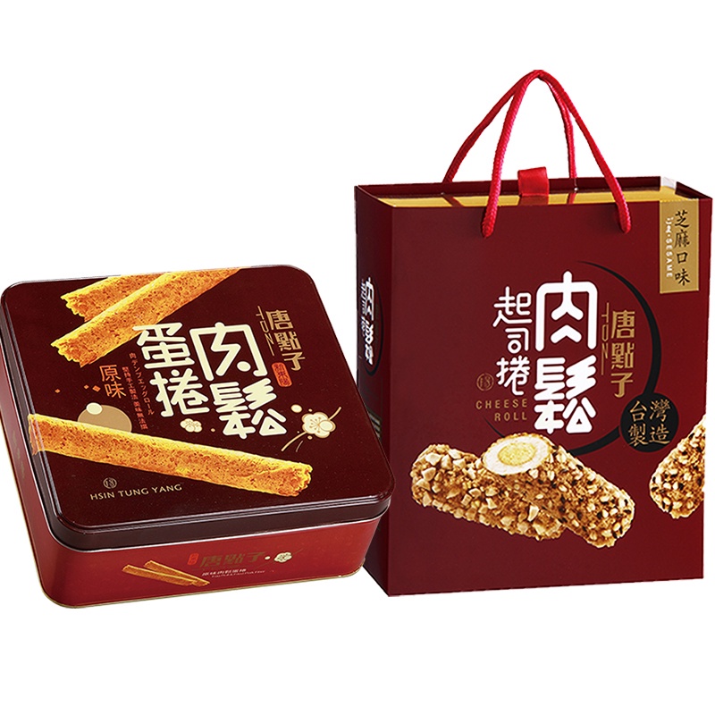 肉鬆捲豬寶盒 肉鬆起司捲禮盒+肉鬆蛋捲禮盒【新東陽官方】 蛋捲 起司捲 禮盒 伴手禮 肉鬆 零食 零食