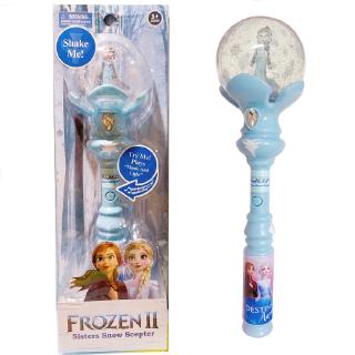 Frozen Let It Go 主題魔術棒燈光音樂投影旋轉玩具兒童