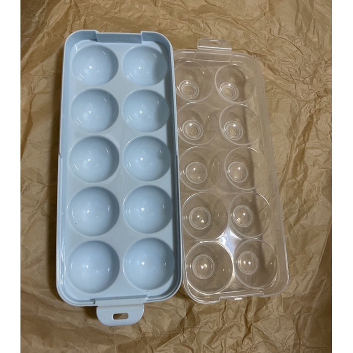 10顆裝 雞蛋收納 高品質冰箱櫥櫃 放置盒 蛋盒 二手