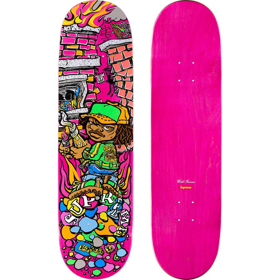 好球商城 美國 SUPREME Molotov Kid Skateboard 8.375-pink 粉紅 滑板 - 帶