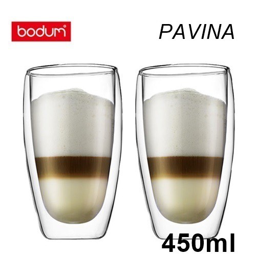 【北歐生活】Bodum  PAVINA  雙層玻璃杯 450ml 兩入裝