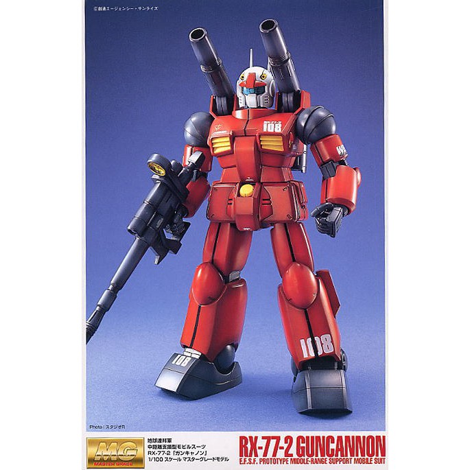 Bandai 1/100 MG Gundam Rx-77-2 Gun Cannon From Japan2 for sale online 