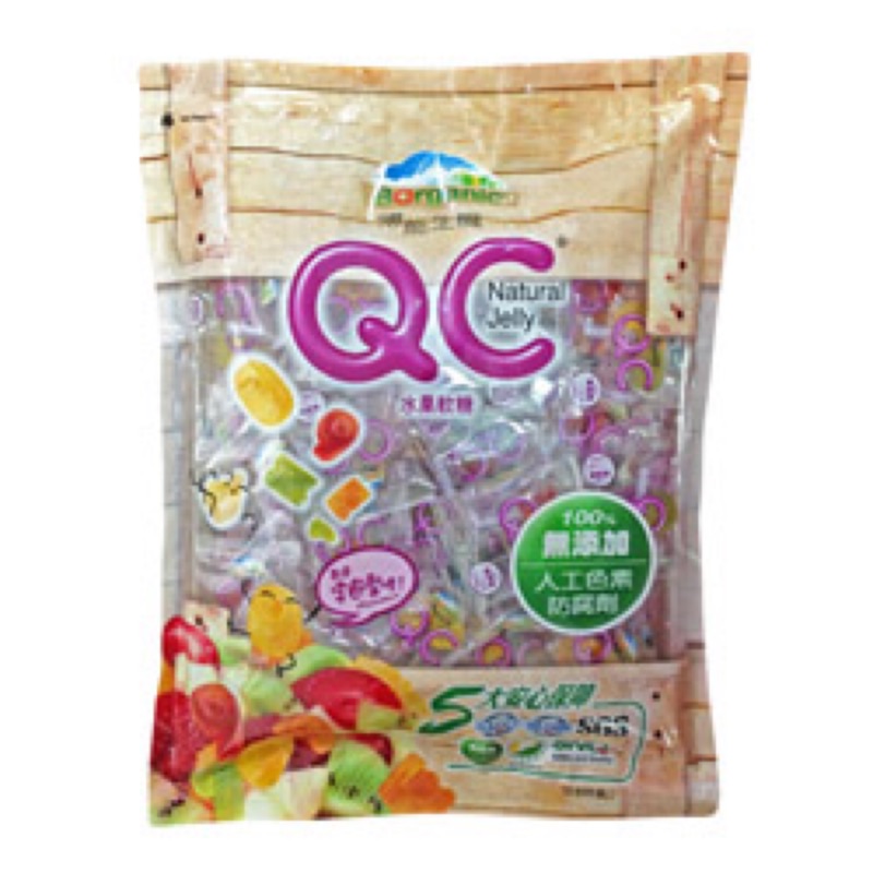 博能生機QC水果軟糖 Natural Vit C Jelly(字母型/水滴/全素）