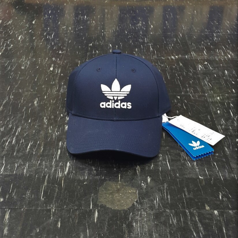 TheOneShop adidas CAP 三葉草 老帽 帽子 鴨舌帽 棒球帽 經典 藍色 BK7277 DV0174