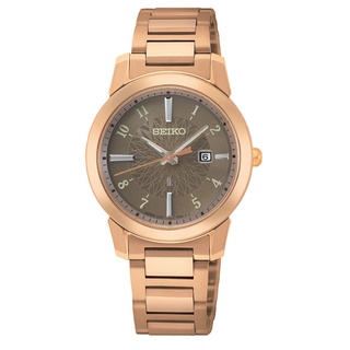 【SEIKO】LUKIA 玫瑰金太陽能不鏽鋼女錶 31mm SUT420J1 V137-0DK0B 台灣公司貨SK022