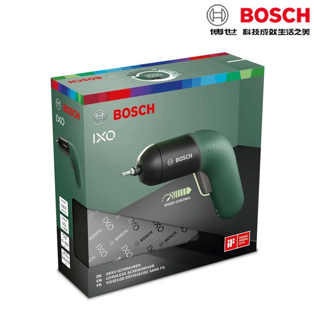 【含稅店】BOSCH博世 原廠公司貨 經典 IXO 6 第6代 起子機 紅點大獎 電動起子 電動螺絲起子 維修好幫手