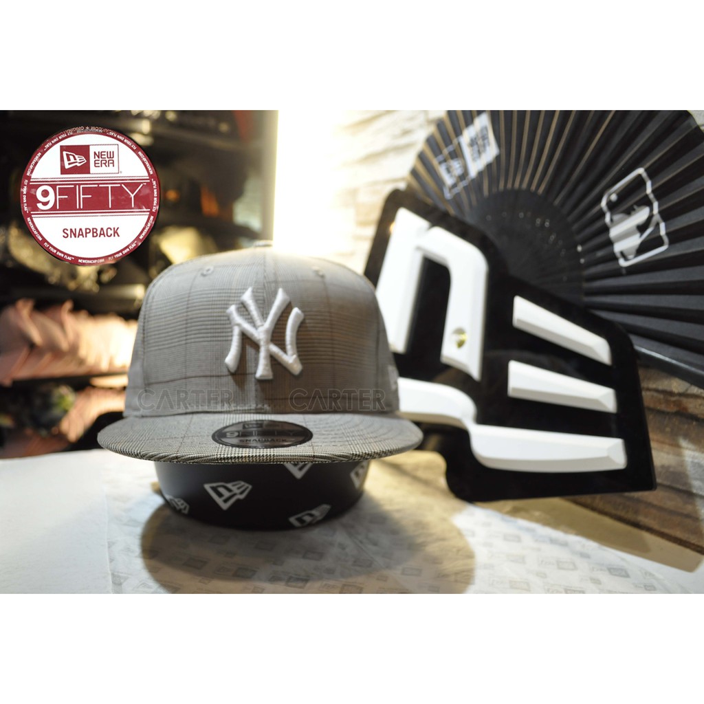 特價 New Era MLB NY Yankees British Grids 9Fifty 紐約洋基英倫風格紋後扣帽