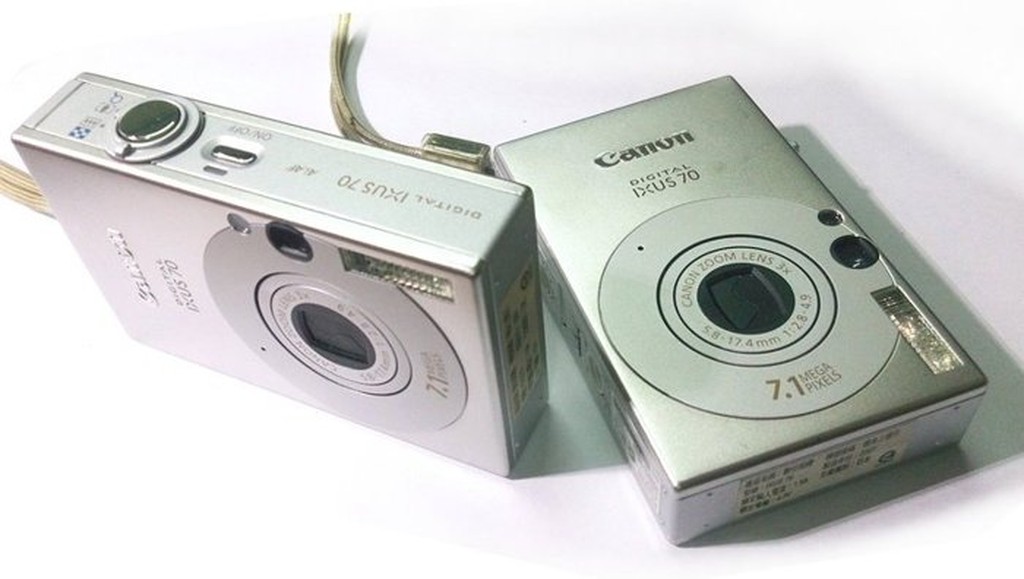 ☆手機寶藏點☆ Canon Digital IXUS 70 數位相機 功能正常 貨到付款 盒裝 咖96