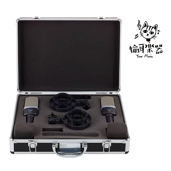 ♪ Your Music愉耳樂器♪AKG C214 電容式麥克風Matched Pair配對版本(2支裝)