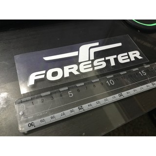 萊特 汽車貼紙 Subaru FORESTER 反光貼紙