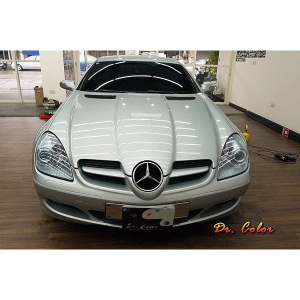 Dr. Color 玩色專業汽車包膜 M-Benz SLK200 車燈保護膜