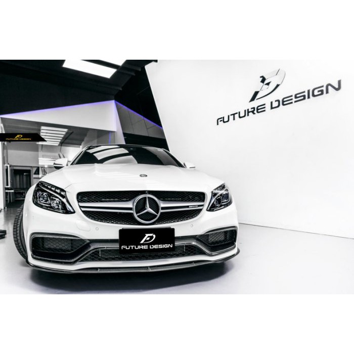 【Future_Design】賓士 BENZ W205 C63 2D COUPE 雙門 ED1款 卡夢 前下巴