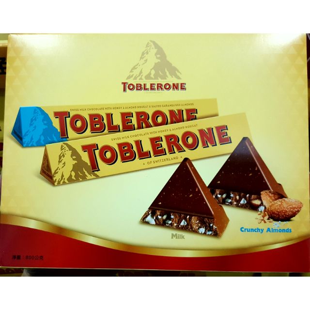 TOBLERONE 瑞士三角巧克力綜合組 8入共800公克-吉兒好市多COSTCO代購