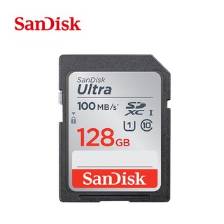 SANDISK 閃迪 Ultra 存儲卡 128GB 64GB 32GB 16GB SDHC/SDXC UHS-I 讀取