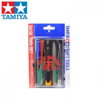 【鋼普拉】現貨 日本 田宮 TAMIYA 74016 模型新手工具組 斜口剪 彎夾 小刀 螺絲起子 組裝工具組
