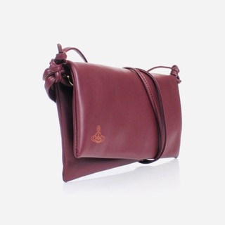 Vivienne Westwood 已絕版 正品 不規則 真皮 紅色 斜挎包 側背包 手拿包 信封包