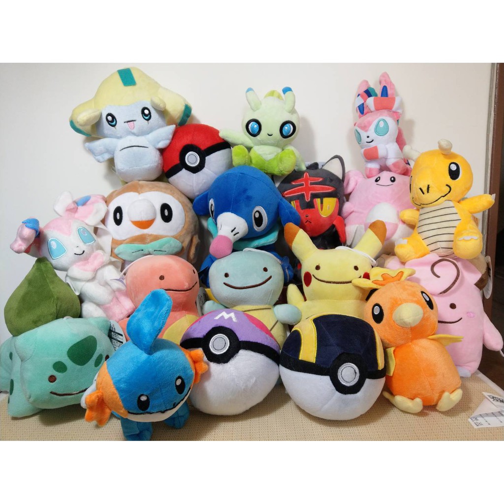 【超夯現貨】神奇寶貝 寶可夢 pokemon 御三家 木木梟雪拉比基拉祈水箭龜噴火龍妙蛙花木手宮水躍魚火雉雞