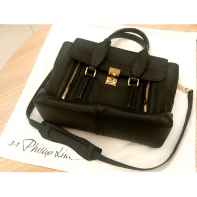 (二手)  3.1 Phillip Lim Medium Pashli Satchel Bag (中號公文包款/黑色)