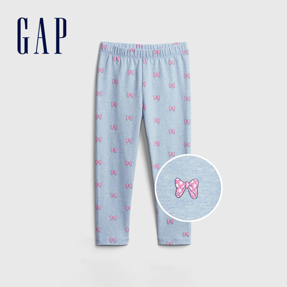 Gap 女幼童裝 Gap x Disney迪士尼聯名 針織鬆緊棉褲-米妮圖案(677880)