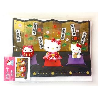 日本 HELLO KITTY 和服 立體 卡片SANRIO 三麗鷗