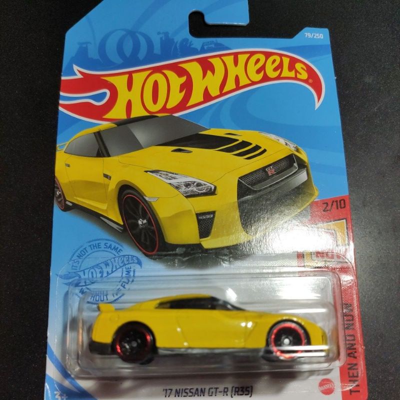 Hot wheels Nissan GTR R35 風火輪 黃色 日產 GT-R 全新未拆