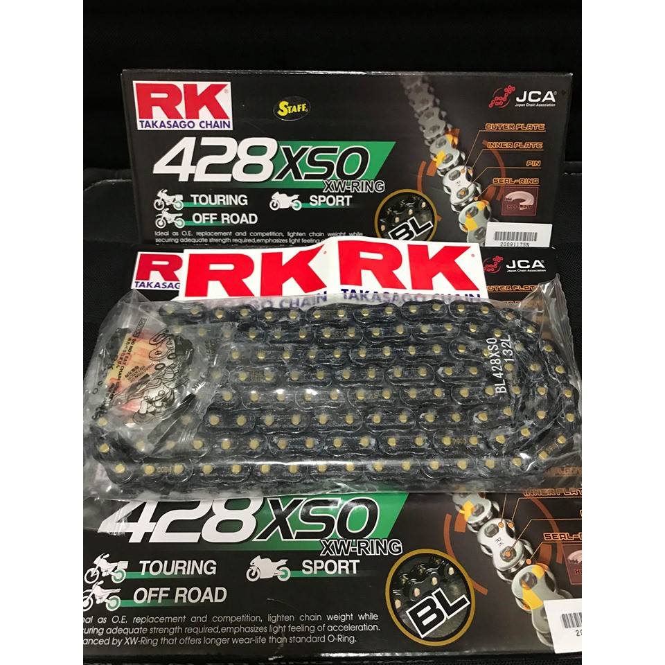 現貨免運 RK  BL 428 黑金 XSO 132L BL428XSO 132L 黑金 油封鏈條