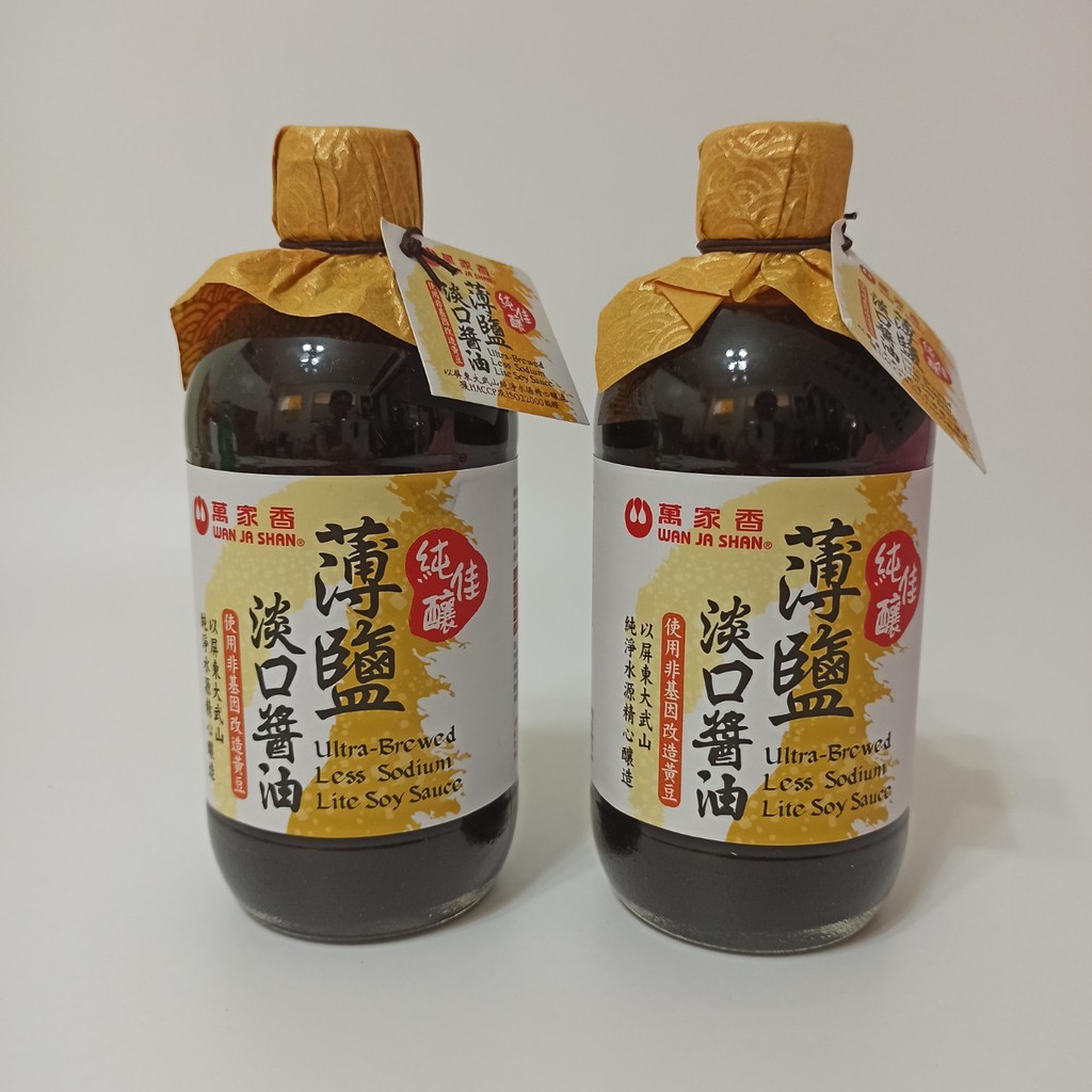 萬家香 純佳釀 薄鹽淡口醬油 450ml 萬家香醬油【巷弄生活】