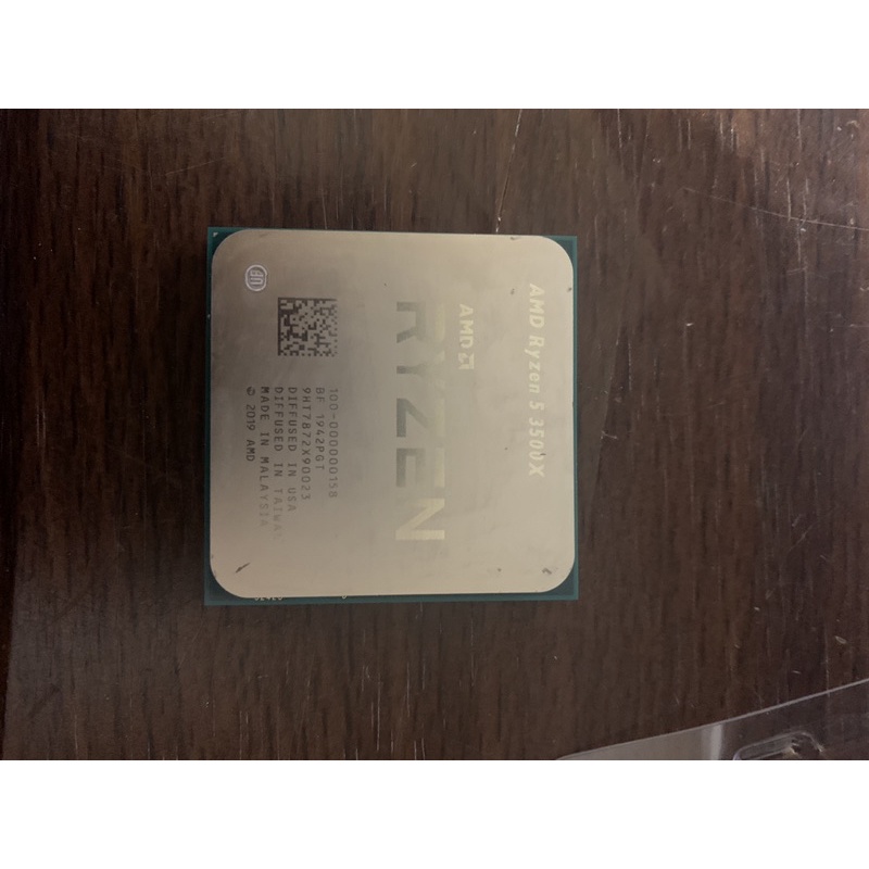 二手 AMD CPU RYZEN 5 3500x 盒裝 含原廠風扇 2020原價屋購入