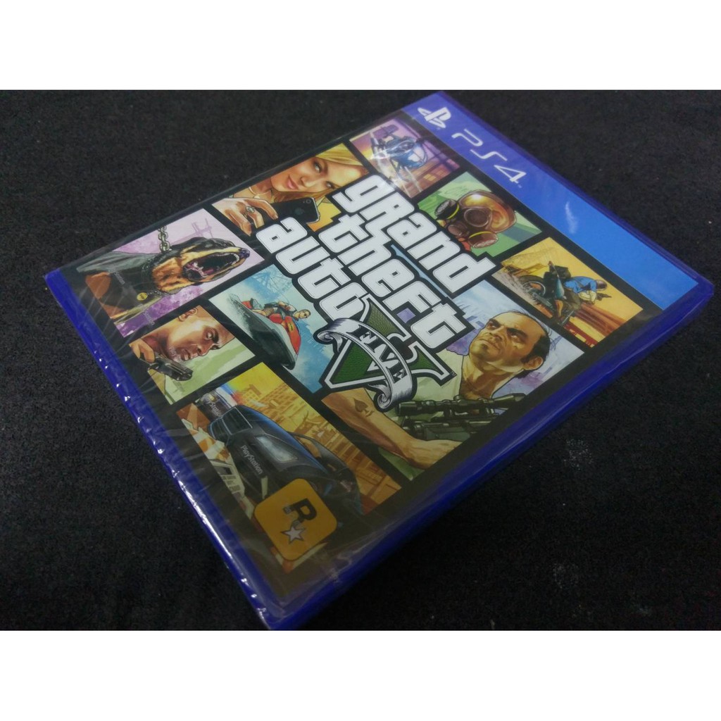 PS4遊戲片  GTA5 俠盜裂車手  全新品