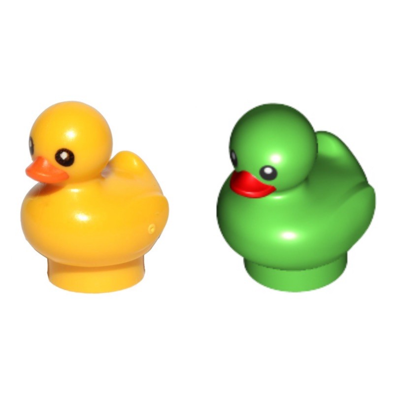 樂高 LEGO 小鴨 小黃鴨 鴨子 mini duck 小綠鴨（60234 71025）