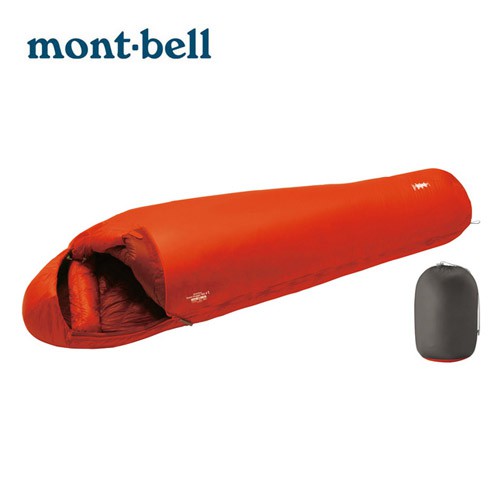 【mont-bell】 Seamless Down Hugger 800FP #1 羽絨睡袋  橘  1121399