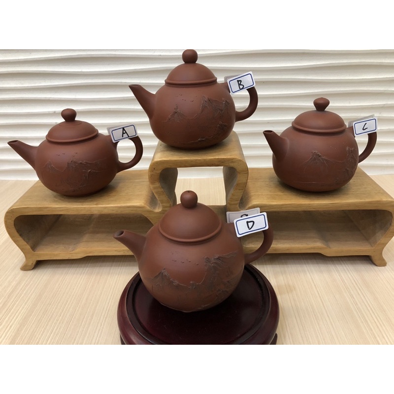 老壺王 茶壺 茶具 手拉胚茶壺  鶯歌名家茶壺 陳東燦製作 雙面雕刻 丁丒年製 約180cc
