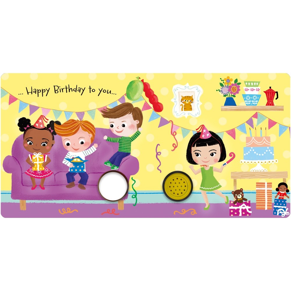 双美按按有聲音樂書 Happy Birthday To You 生日快樂 有聲遊戲書 英文 蝦皮購物