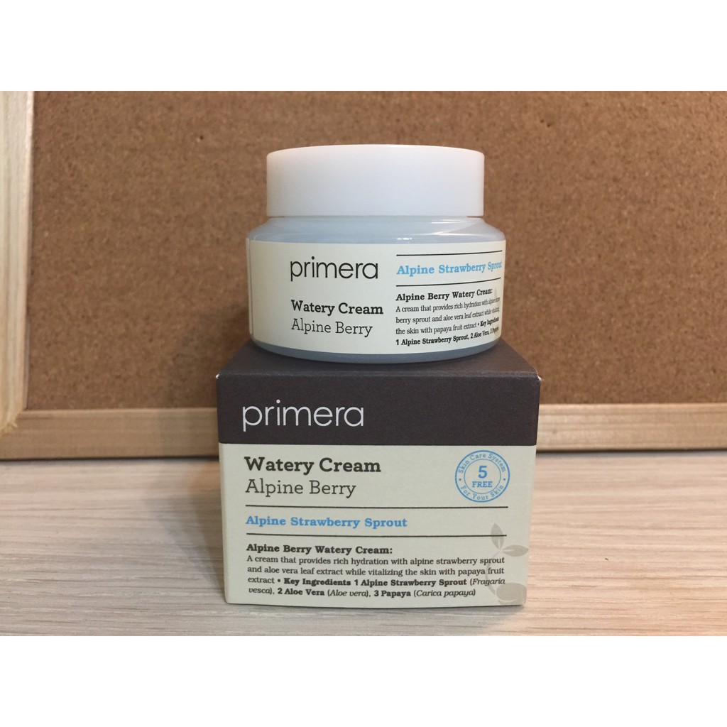 全新 韓國primera茉莉美娜高山紅莓保濕霜 50ml