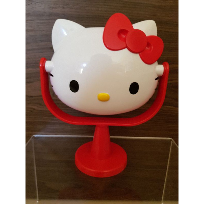 Hello Kitty 桌上立鏡 旋轉化妝立鏡 梳妝鏡 化妝鏡 鏡子