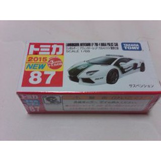 【TOMICA多美小汽車】NO.87藍寶堅尼 LP 700-4(杜拜警車)