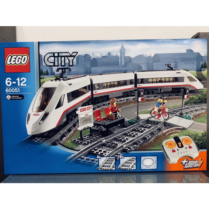 LEGO 60051 CITY城市系列 高速客運列車 High-speed Passenger Train(絕版正品）