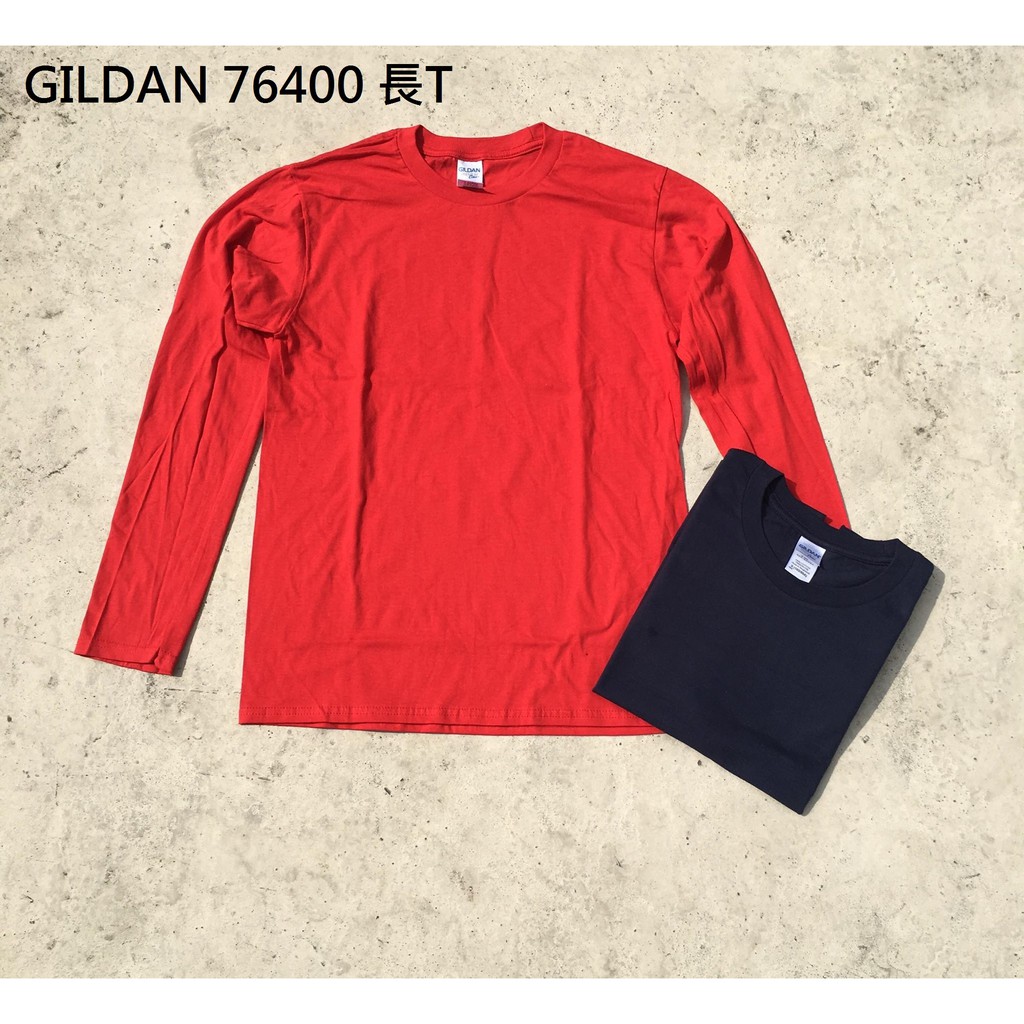 【HOMIEZ】吉爾登 公司貨 GILDAN 76400 素T 素面 長T 美國棉【76400】 XS~2XL 5色