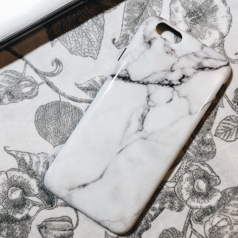 Iphone6/6S phone cases 大理石手機殼 白 (二手)