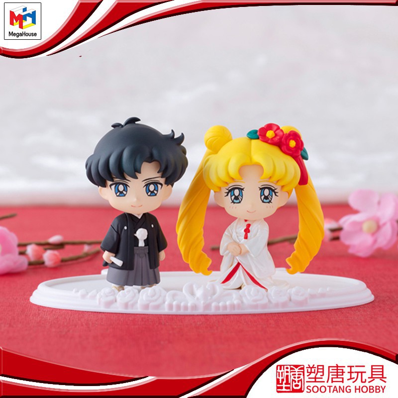 塑唐 Megahouse盒蛋美少女戰士月野兔地場衛白無垢 現貨 蝦皮購物