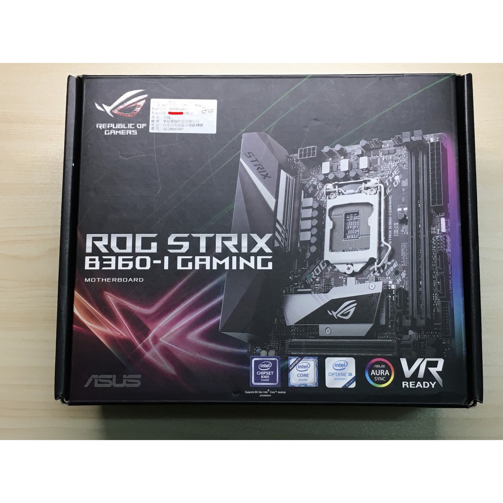 ASUS ROG STRIX B360-I GAMING itx 1151