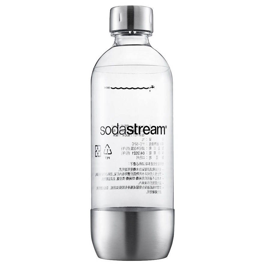 【全新品】Sodastream 專用金屬保特瓶1L/1入 適用Sodastream各機型氣泡水機 可超取