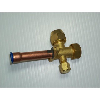 ( 新品 ) 冷氣 分離式 室外機 凡爾 (1/2") 4分 工作閥 銅管接頭 高低壓閥 六腳閥 三通閥