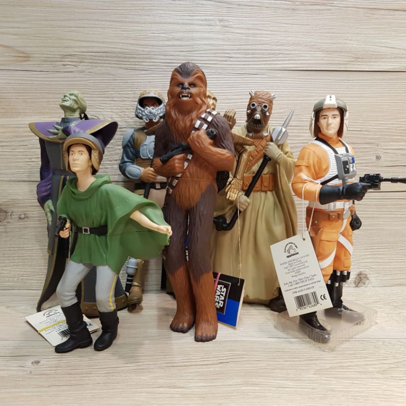 ⭐喔啦玩具店⭐星際大戰 丘巴卡 擺設  老玩具 STAR WARS 軟膠 老膠  玩具公仔