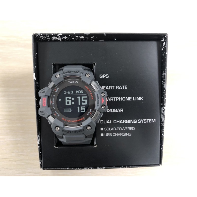 Casio GBD-H1000-8 心率錶（台灣公司貨）