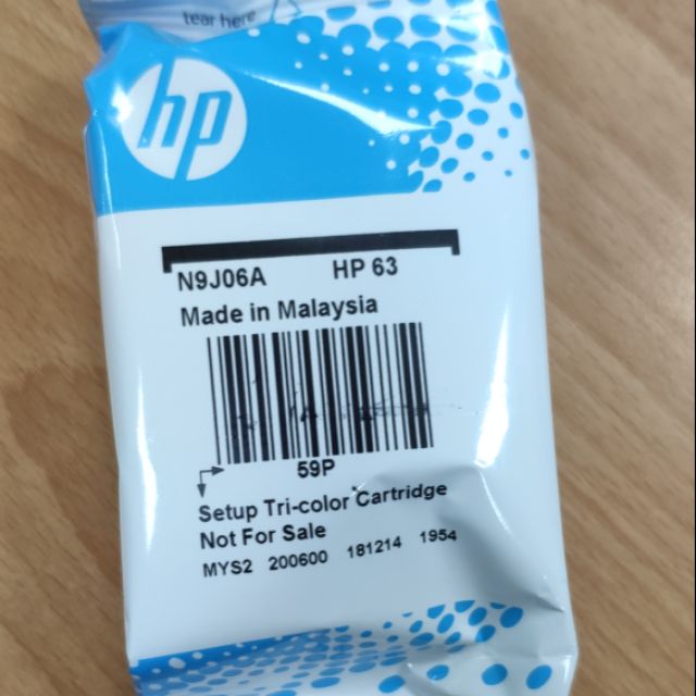 HP 63 原廠裸裝墨水匣 彩色 1110、2130、3830、3630