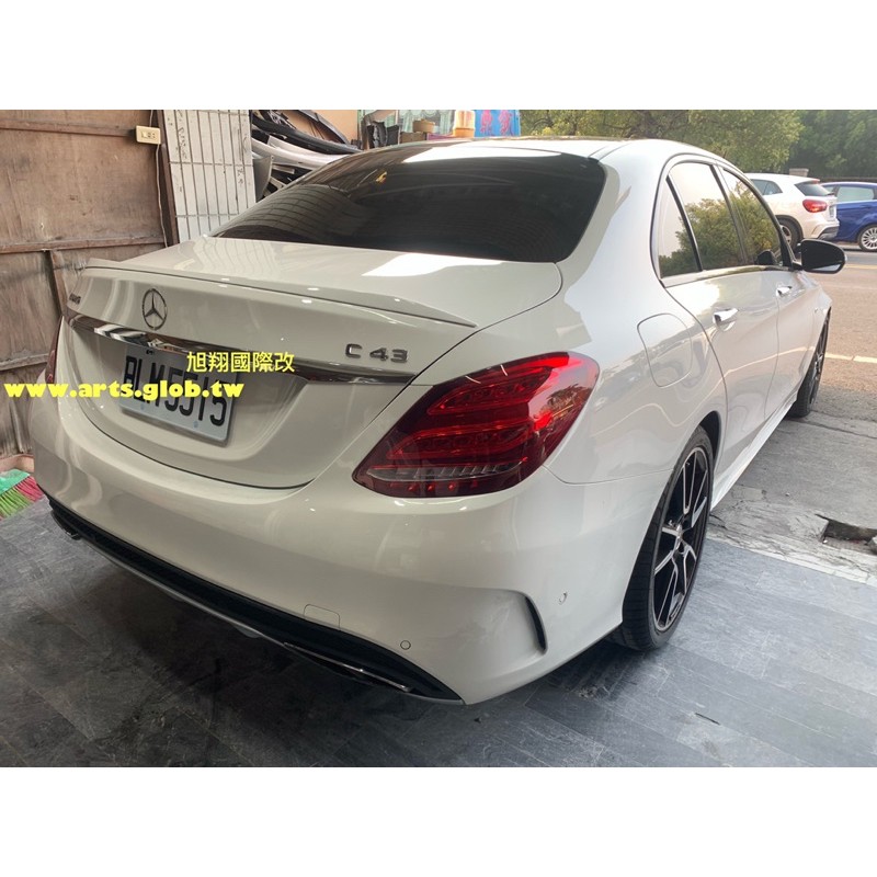 BENZ W205 C300 NEW STYLE ABS C63尾翼空力套件2015-2019